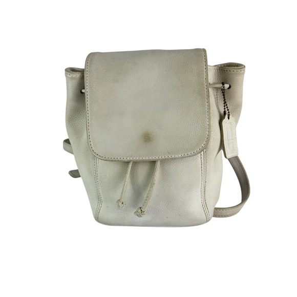Genuine Vintage COACH 4925 Off White Small Leather Backpack Rucksack main image 8